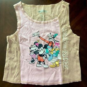 Women’s Disney Cropped Graphic Tank Top